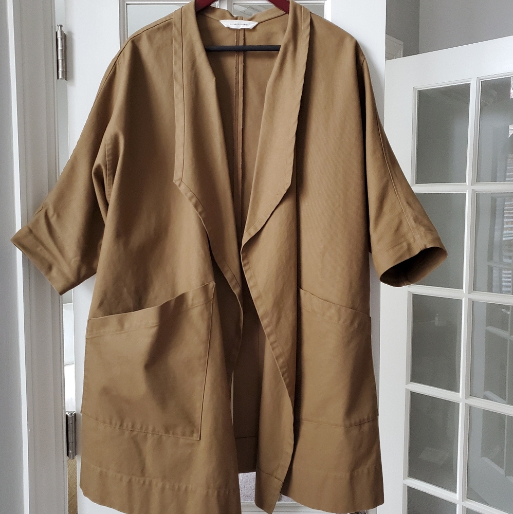 Elizabeth Suzann Harper Jacket in Clay Cotton Canvas (OSM)